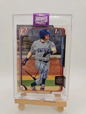 2025 TOPPS ARCHIVES SIGNATURE SERIE IAN HAPP 1ST BOWMAN AUTO #49/80 Chicago Cubs - Image 1 of 4