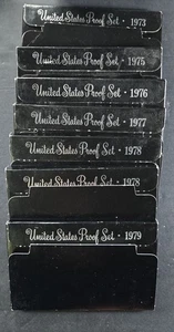 1973-1979 US Mint Proof Sets Uncirculated Coins - Picture 1 of 1