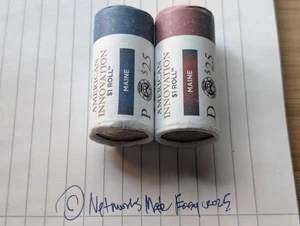 2024 PD $1 American Innovation Dollar US Maine, 2-Roll Set, Free Shipping! - Picture 1 of 5