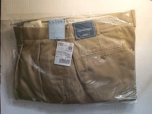$20. New Lands' End Men's Traditional Fit No Iron CW Chino Pants Khaki 36”. - Picture 1 of 2