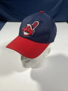 Cleveland Indianer Baseball Kappe Mütze Snapback MLB Original Vintage Small/Medium - Bild 1 von 7