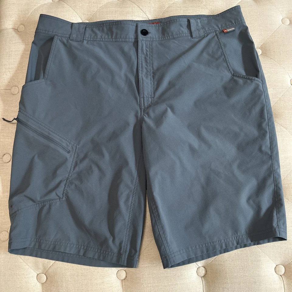 Мужские шорты Simms Chino серые размер для походов на открытом воздухе легкие полиэстер 40 XXL - Изображение 1 из 4