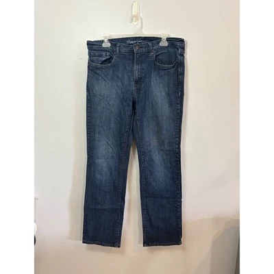 Pantalones de mezclilla Kenneth Cole New York para hombre talla 36x32 mezcla de algodón lavado oscuro Foto 1 de 4