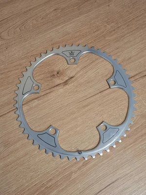 Plato de carretera retro Stronglight - 52T - BCD 144 - Vintage - Nuevo de Lote Antiguo Foto 1 de 4