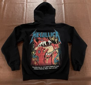 METALLICA PHILADELPHIA DAY 1 Event Hoodie Small IN HAND 5/23/25 - Picture 1 of 11