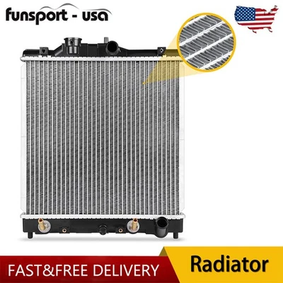 1290 Radiator For 1992-1998 1999 2000 Honda Civic DX EX LX del Sol 1.5L 1.6L - Image 1 of 4