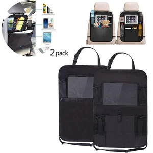 2*Rückenlehnentasche Rücksitztasche Rückenlehnenschutz Auto Organizer Rücksitz - Bild 1 von 13