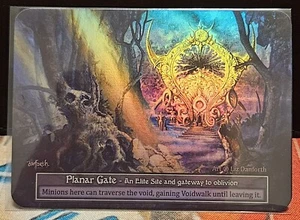 Sorcery Contested Realm TCG Beta Elite (Foil) Planar Gate NM  - Bild 1 von 3