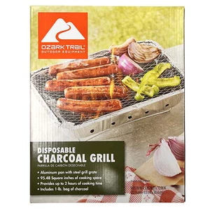 Disposable Instant Charcoal Grill – 540g Charcoal Content, Aluminum - Picture 1 of 4