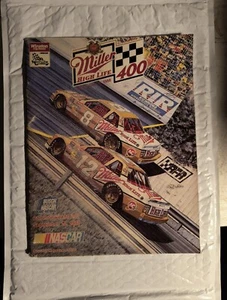 * Souvenir Program Winston Racing Series Miller 400 RIR sept. 10 1988 - Picture 1 of 6
