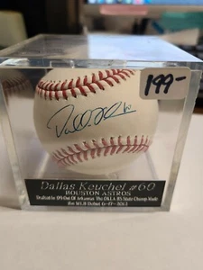 AUTOGRAPHED BASEBALL DALLAS KEUCHEL HOUSTON ASTROS TRISTAR COA - Picture 1 of 3