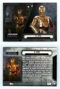 C-3PO #74 Star Wars Evolution 2016 Topps Trading Card - Picture 1 of 1
