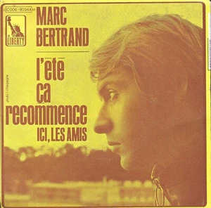 SP 45 RPM (7") Marc Bertrand " L'été ça recommence " - Picture 1 of 4