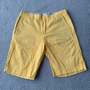 NEU J. Crew Shorts Herren 33 gelb Chino Reisen täglich Angeln Outdoor - Bild 1 von 7
