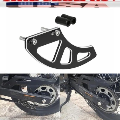 Protector de cadena trasero CNC 3D NEGRO EE. UU. para Kawasaki KLR650 2008-2025 Foto 1 de 4