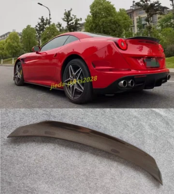 Alerón trasero de fibra de carbono real para Ferrari California T 2015-18 Foto 1 de 4