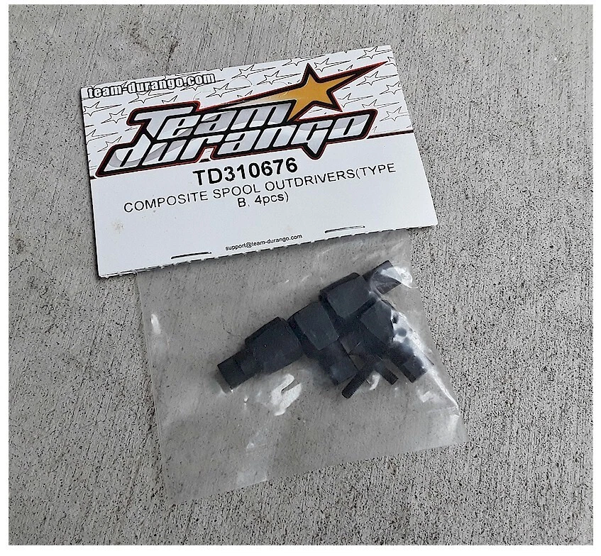 RC Car Team Durango TD310676 Composite Spool Outdrives Type B 4pcs DETC410 v2 - Image 1 of 1