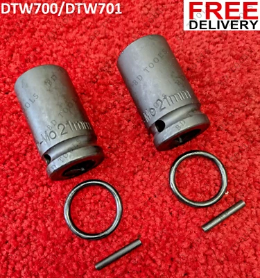 2XSuitable for Makita scaffolding Impact Wrench Socket 1/2" Fits DTW700 DTW701 - Image 1 of 2