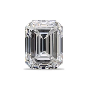 Emerald Cut Lab Grown/CVD Loose Diamond VS1/E - Picture 1 of 3