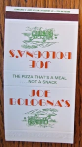 AMERICAN ACE MATCHBOX COVER: JOE BOLOGNA'S LEXINGTON, KENTUCKY MATCHCOVER -C15 - Bild 1 von 1
