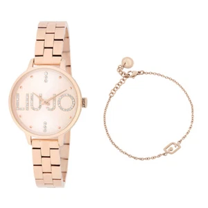 Orologio + Bracciale Donna LIU JO LUXURY COUPLE TLJ2041 Bracciale Acciaio Rosè - Imagen 1 de 1