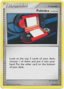 2x (pok-PL-114) Pokedex Handy 910is (U) Pokemon Platinum Base Set Card # 114 - Picture 1 of 1