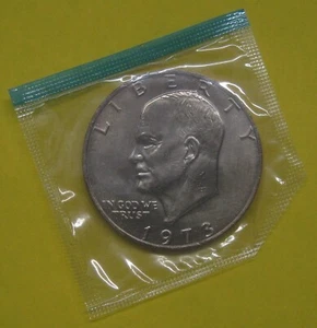 Dólar Eisenhower 1973 en violonchelo como nuevo (1 moneda) Echa un vistazo - Imagen 1 de 2