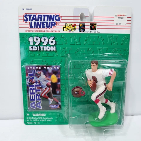 1996 Starting Lineup NFL Steve Young Figure San Francisco 49ers Football NEW Cover