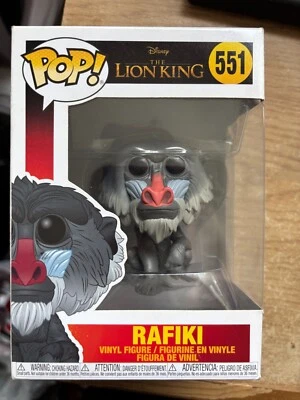FUNKO POP VINYL FIGURE - RAFIKI 551 - THE LION KING - Image 1 of 4