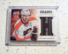 13/14 Panini Prime Hockey Claude Giroux Seams Incredible /10