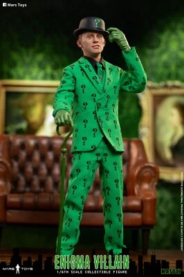 In Hand! New Mars Toys MAT017 1/6 Batman Batman 1966 The Riddler Action Figure - Image 1 of 4