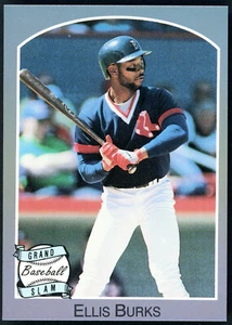 1989 GRAND SLAM BASEBALL ELLIS BURKS CARD - Picture 1 of 2