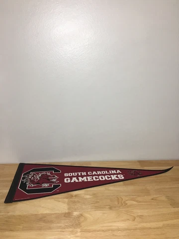 South Carolina Gamecocks Full Size 12in X 30in College NCAA Pennant Made In USA! Cover