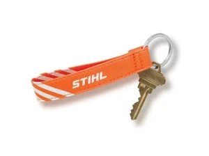 Portachiavi logo STIHL® arancione in pelle vegana NUOVO! - Foto 1 di 1