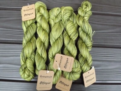 Araucania Ollagua, 5 skeins,  5 x 100 gr. 280 yards each, 100 % hand-paint linen - Image 1 of 3