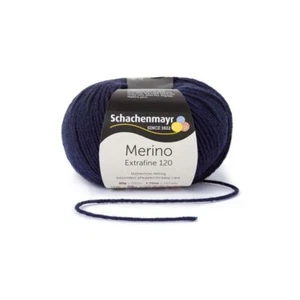 MERINO EXTRAFINE 120 von Schachenmayr - MARINE (00150) - 50 g / ca. 120 m Wolle - Bild 1 von 6