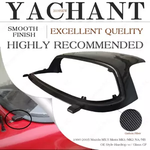 CARBON oe Style Hardtop w/ Glass Kit For 90-05 Mazda MX-5 Miata MK1/MK2 NA/NB - Foto 1 di 24