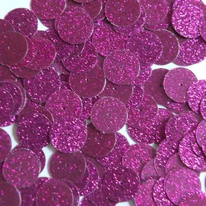 Lentelleras redondas de 15 mm lentejuelas púrpura metálicas brillantes brillo textura - Imagen 1 de 2