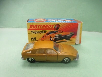 Lesney Matchbox Superfast BMC 1800 Pininfarina No. 56 1969 Gold - England W/Box - Image 1 of 4