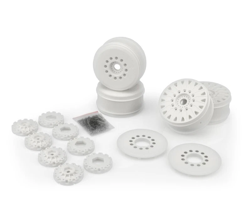 Jconcepts Cheetah 83mm Speed-Run Set 4 Wheesl w/ 12-17mm Hex Adaptor White 3395W - Image 1 of 1