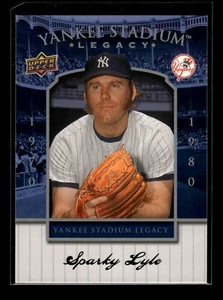 2008 Upper Deck Yankee Stadium Legacy #45 Sparky Lyle (NM)(BAS) - Picture 1 of 2