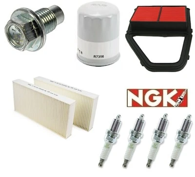 Kit de puesta a punto para Honda Civic 2001-2005 bujías + aire + aceite + filtros PCV  Foto 1 de 4