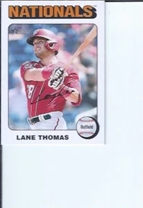 Lane Thomas 2024 Topps Heritage White Border Parallel - Picture 1 of 1