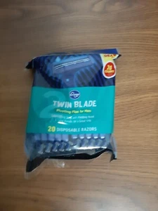 kroger twin blade pivoting plus for men 20 disposable razors 20 count - Picture 1 of 2