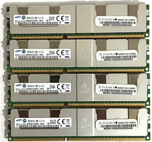 128GB DDR3 Kit 4 x 32GB RDIMM Samsung PC3-14900L Server Speicher M386B4G70DM0-CM - Bild 1 von 6