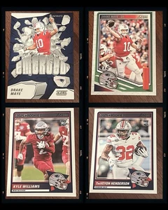 2025 Score Patriots Lot Drake Maye TreVeyon Henderson RC Kyle Williams RC - Picture 1 of 8