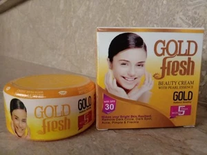 Crema di bellezza sbiancante fresca oro confezione da 6 - Foto 1 di 1