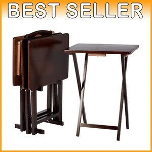 Classic TV Dinner Trays with Storage Rack - Picture 1 of 9