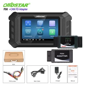 OBDSTAR P50 Intelligent SRS Reset Tool Cover 15300+ EC-U PartNo +CAN FD Adapter - Picture 1 of 21