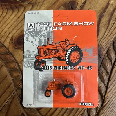 Ertl AGCO 1995 Farm Show Edition Allis-Chalmers WD-45 NEW #1203 - Image 1 of 2